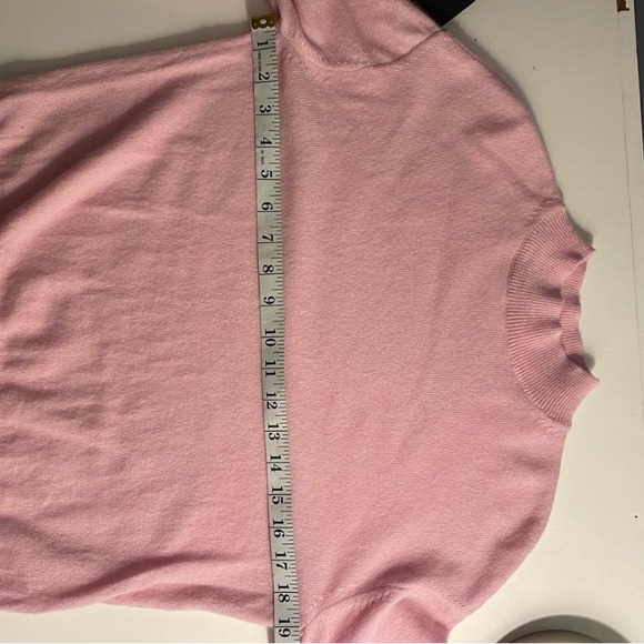 Everlane Pink Mock Neck Cashmere Sweater Size XS - Picture 6 of 8